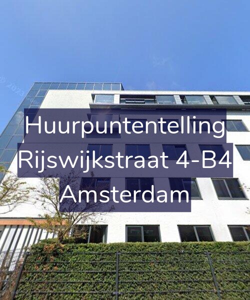 Foto gevel Huurpuntentelling voor Rijswijkstraat 4-B4, Amsterdam