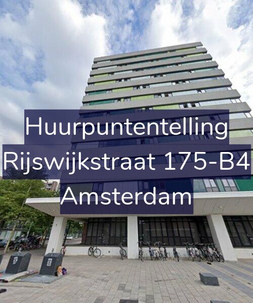 Foto gevel Huurpuntentelling voor Rijswijkstraat 175-B4, Amsterdam