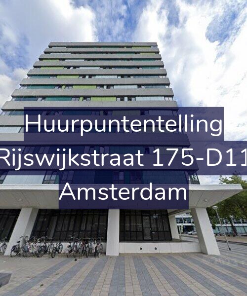 Foto gevel Huurpuntentelling voor Rijswijkstraat 175-D11, Amsterdam