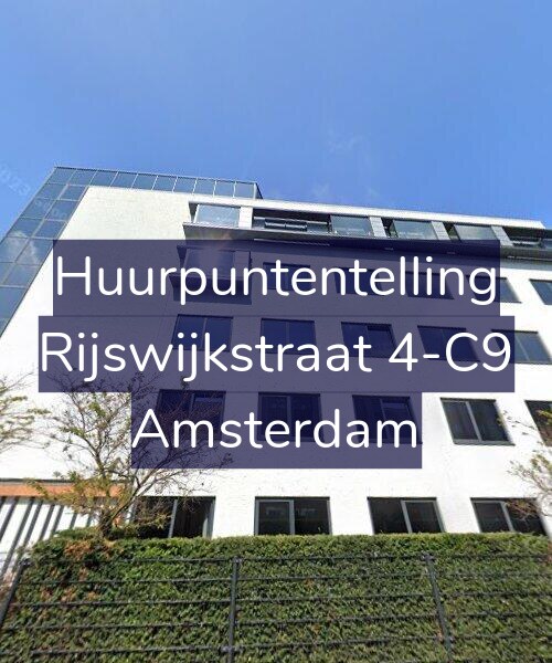 Foto gevel Huurpuntentelling voor Rijswijkstraat 4-C9, Amsterdam