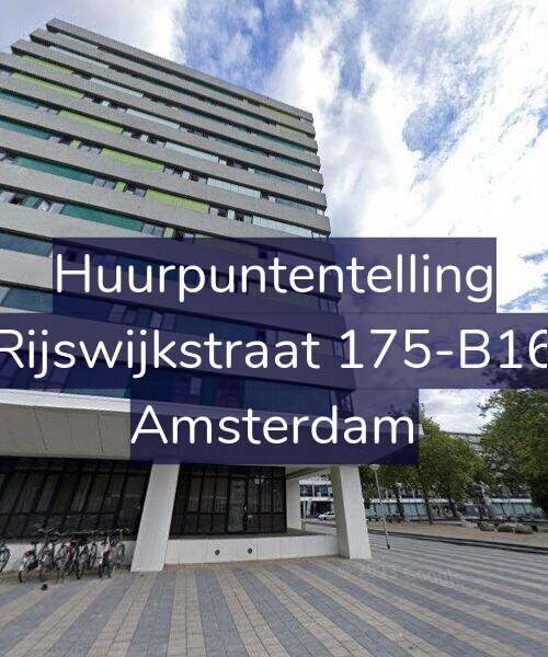 Foto gevel Huurpuntentelling voor Rijswijkstraat 175-B16, Amsterdam