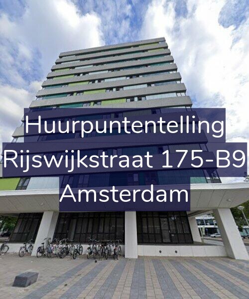 Foto gevel Huurpuntentelling voor Rijswijkstraat 175-B9, Amsterdam