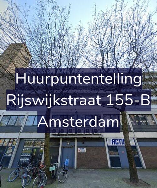 Foto gevel Huurpuntentelling voor Rijswijkstraat 155-B, Amsterdam
