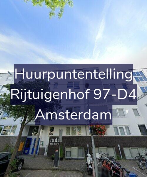 Foto gevel Huurpuntentelling voor Rijtuigenhof 97-D4, Amsterdam