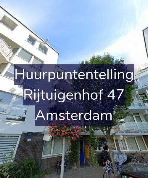 Foto gevel Huurpuntentelling voor Rijtuigenhof 47, Amsterdam