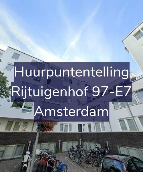 Foto gevel Huurpuntentelling voor Rijtuigenhof 97-E7, Amsterdam