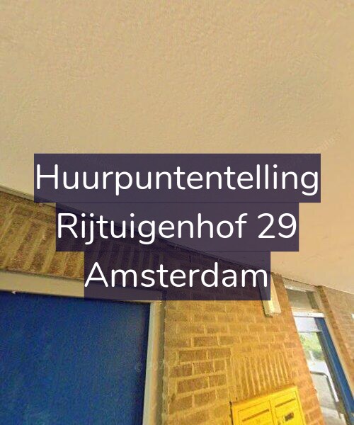 Foto gevel Huurpuntentelling voor Rijtuigenhof 29, Amsterdam