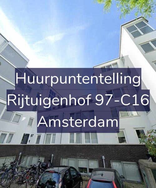 Foto gevel Huurpuntentelling voor Rijtuigenhof 97-C16, Amsterdam