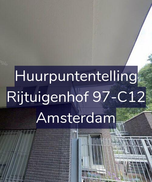 Foto gevel Huurpuntentelling voor Rijtuigenhof 97-C12, Amsterdam