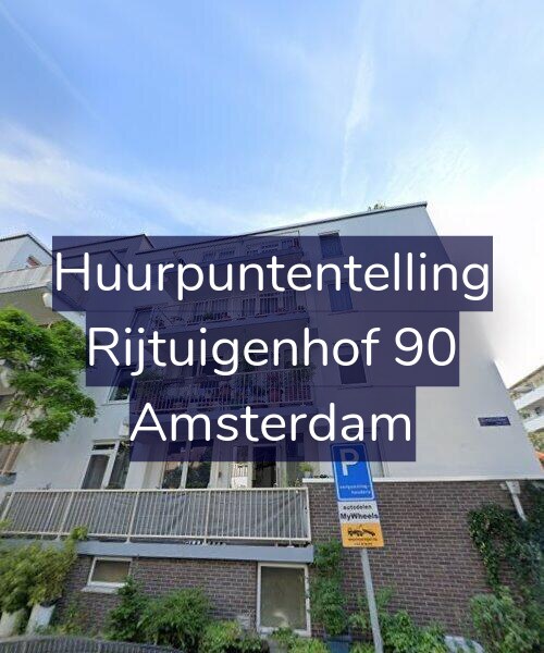 Foto gevel Huurpuntentelling voor Rijtuigenhof 90, Amsterdam
