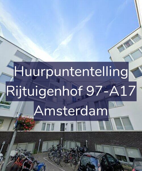 Foto gevel Huurpuntentelling voor Rijtuigenhof 97-A17, Amsterdam
