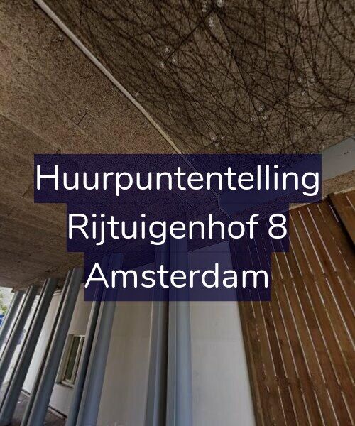 Foto gevel Huurpuntentelling voor Rijtuigenhof 8, Amsterdam
