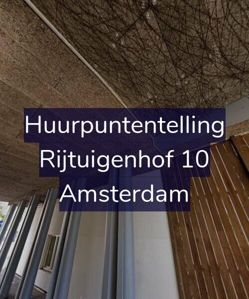 Foto gevel Huurpuntentelling voor Rijtuigenhof 10, Amsterdam