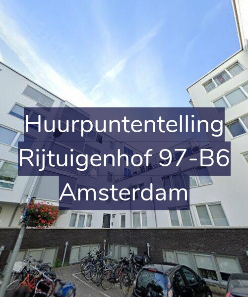 Foto gevel Huurpuntentelling voor Rijtuigenhof 97-B6, Amsterdam