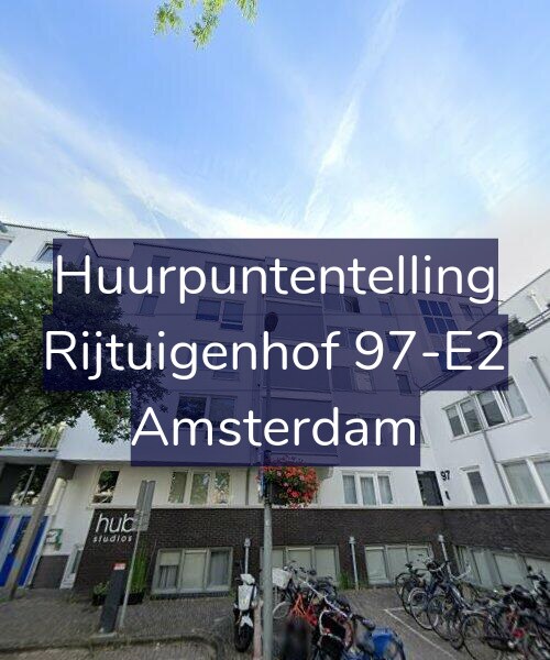 Foto gevel Huurpuntentelling voor Rijtuigenhof 97-E2, Amsterdam