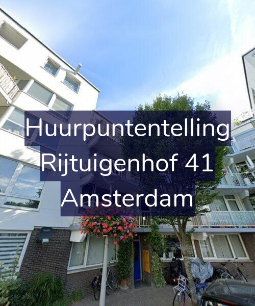Foto gevel Huurpuntentelling voor Rijtuigenhof 41, Amsterdam