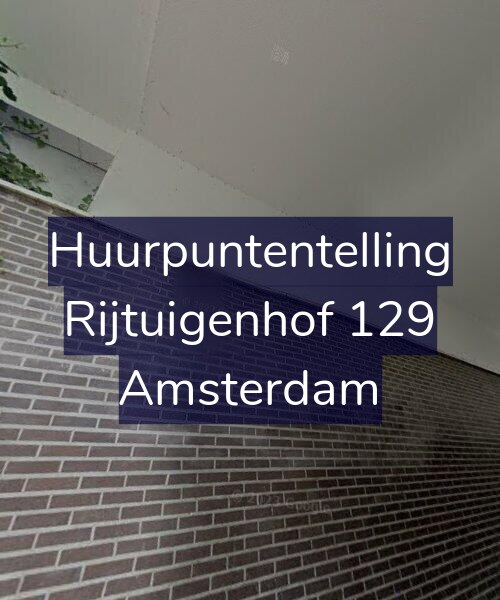 Foto gevel Huurpuntentelling voor Rijtuigenhof 129, Amsterdam