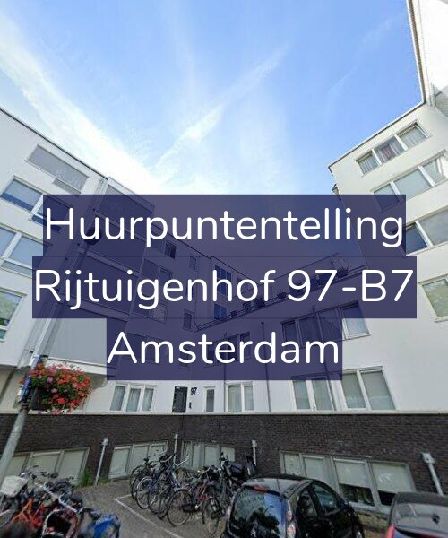Foto gevel Huurpuntentelling voor Rijtuigenhof 97-B7, Amsterdam