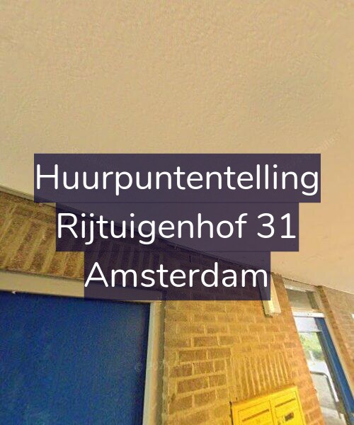 Foto gevel Huurpuntentelling voor Rijtuigenhof 31, Amsterdam