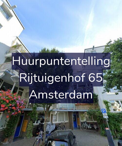 Foto gevel Huurpuntentelling voor Rijtuigenhof 65, Amsterdam