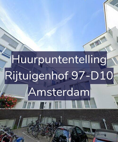 Foto gevel Huurpuntentelling voor Rijtuigenhof 97-D10, Amsterdam