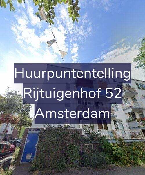 Foto gevel Huurpuntentelling voor Rijtuigenhof 52, Amsterdam