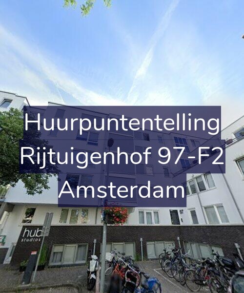 Foto gevel Huurpuntentelling voor Rijtuigenhof 97-F2, Amsterdam