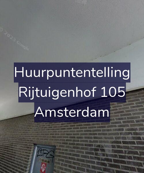 Foto gevel Huurpuntentelling voor Rijtuigenhof 105, Amsterdam