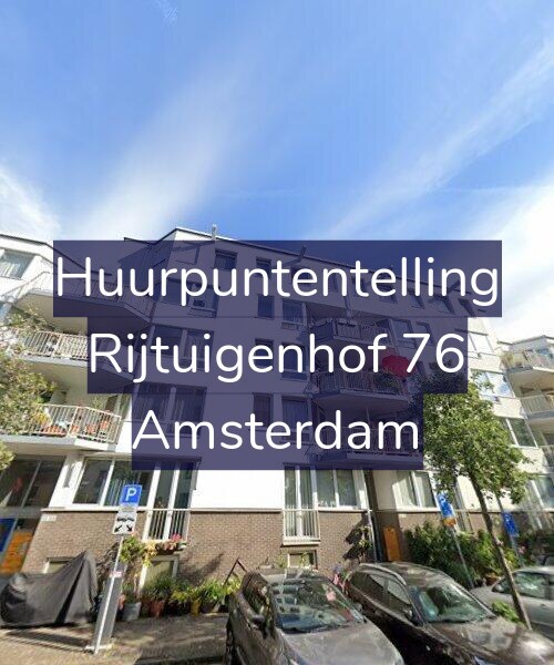Foto gevel Huurpuntentelling voor Rijtuigenhof 76, Amsterdam