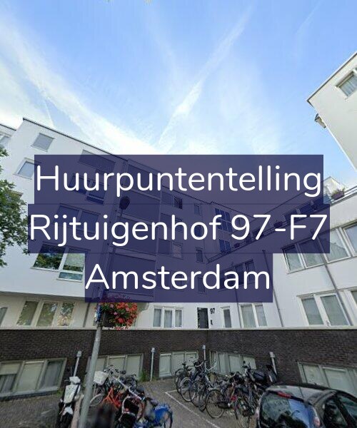 Foto gevel Huurpuntentelling voor Rijtuigenhof 97-F7, Amsterdam