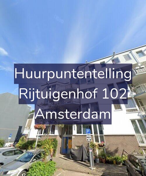 Foto gevel Huurpuntentelling voor Rijtuigenhof 102, Amsterdam