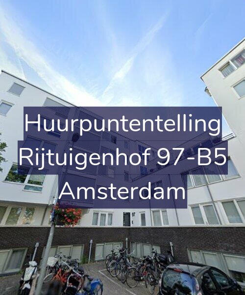 Foto gevel Huurpuntentelling voor Rijtuigenhof 97-B5, Amsterdam
