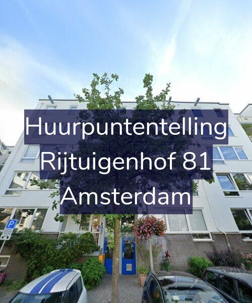 Foto gevel Huurpuntentelling voor Rijtuigenhof 81, Amsterdam