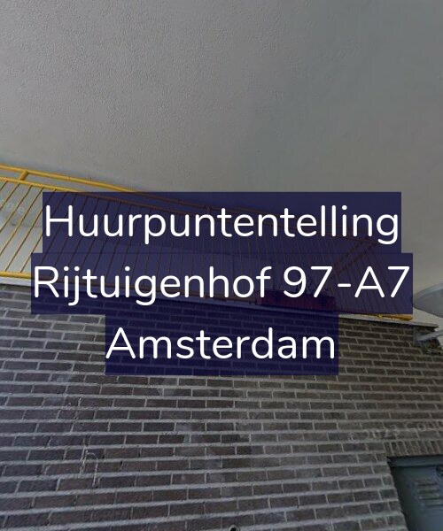 Foto gevel Huurpuntentelling voor Rijtuigenhof 97-A7, Amsterdam