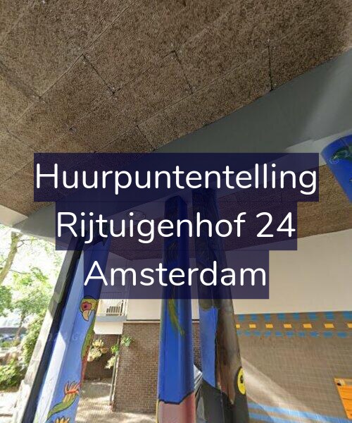 Foto gevel Huurpuntentelling voor Rijtuigenhof 24, Amsterdam
