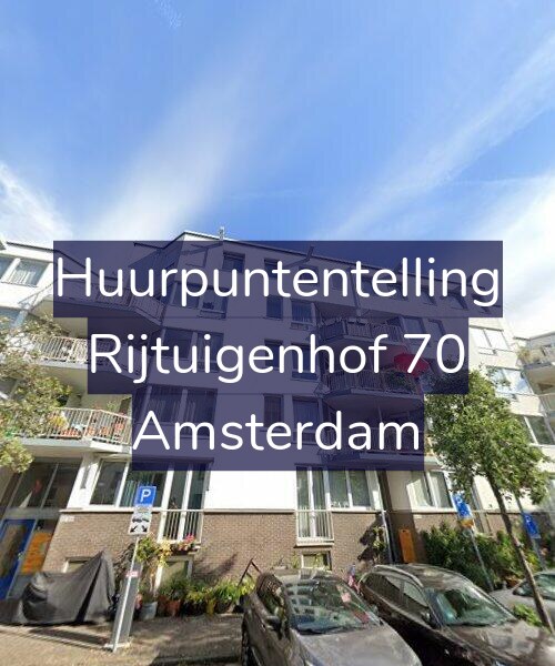 Foto gevel Huurpuntentelling voor Rijtuigenhof 70, Amsterdam