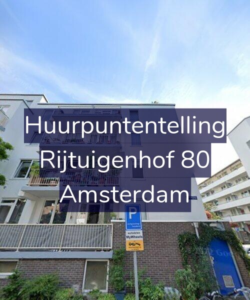 Foto gevel Huurpuntentelling voor Rijtuigenhof 80, Amsterdam
