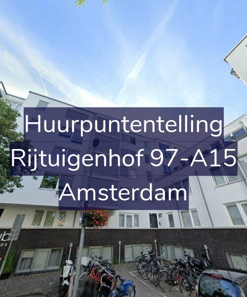 Foto gevel Huurpuntentelling voor Rijtuigenhof 97-A15, Amsterdam