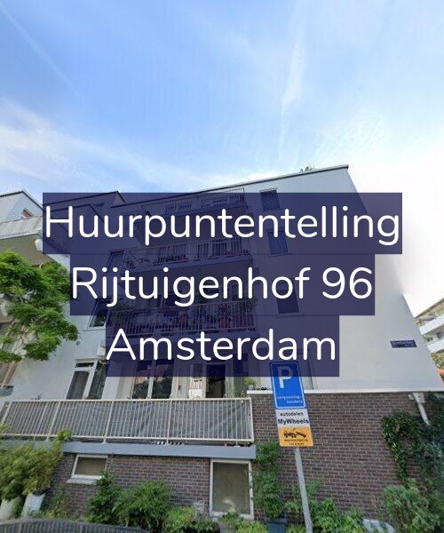 Foto gevel Huurpuntentelling voor Rijtuigenhof 96, Amsterdam