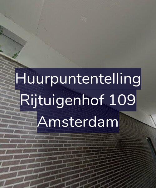 Foto gevel Huurpuntentelling voor Rijtuigenhof 109, Amsterdam
