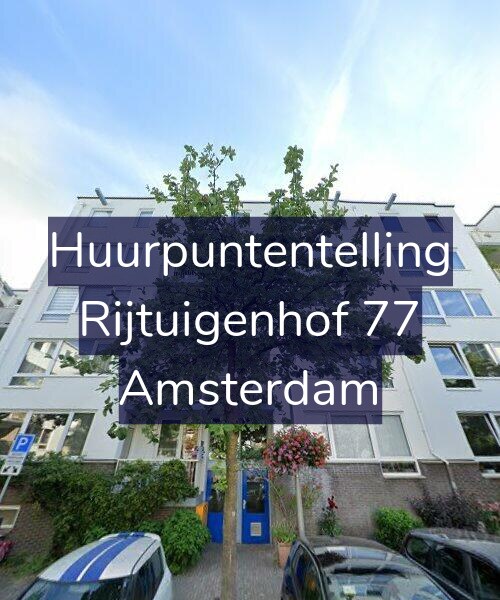 Foto gevel Huurpuntentelling voor Rijtuigenhof 77, Amsterdam