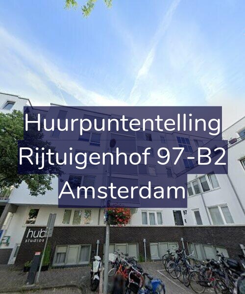 Foto gevel Huurpuntentelling voor Rijtuigenhof 97-B2, Amsterdam