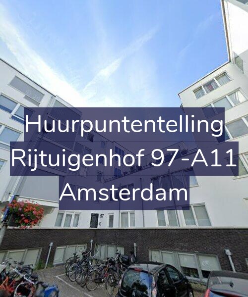 Foto gevel Huurpuntentelling voor Rijtuigenhof 97-A11, Amsterdam