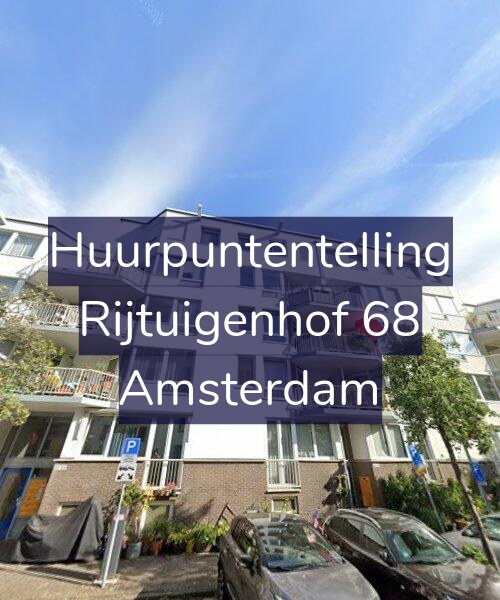Foto gevel Huurpuntentelling voor Rijtuigenhof 68, Amsterdam