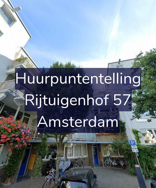 Foto gevel Huurpuntentelling voor Rijtuigenhof 57, Amsterdam