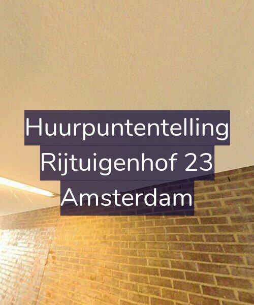 Foto gevel Huurpuntentelling voor Rijtuigenhof 23, Amsterdam