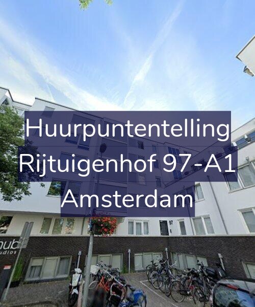 Foto gevel Huurpuntentelling voor Rijtuigenhof 97-A1, Amsterdam
