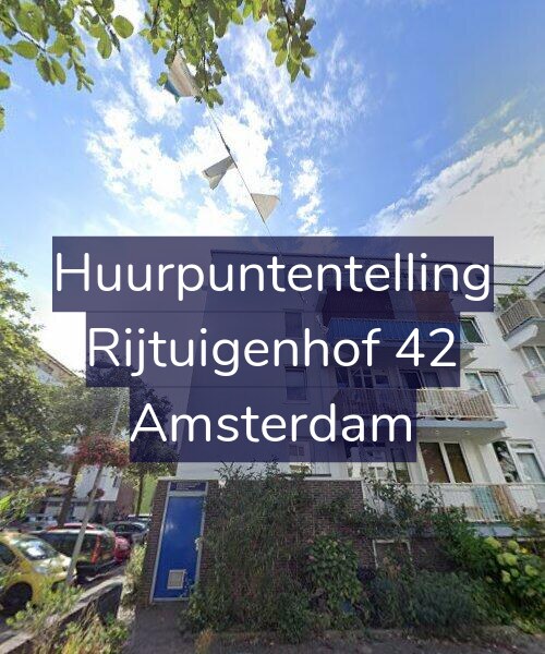 Foto gevel Huurpuntentelling voor Rijtuigenhof 42, Amsterdam