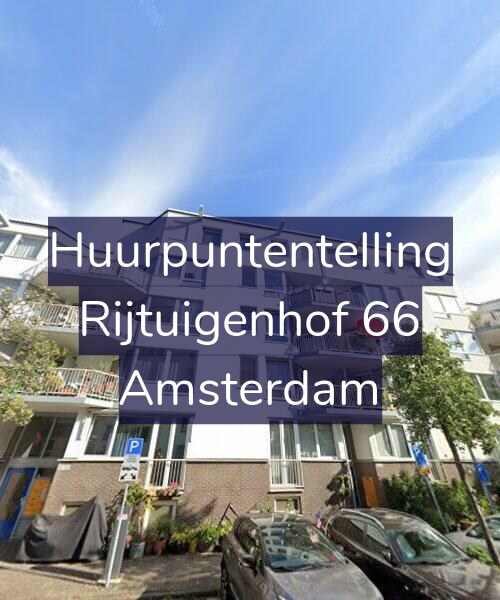 Foto gevel Huurpuntentelling voor Rijtuigenhof 66, Amsterdam
