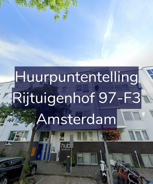 Foto gevel Huurpuntentelling voor Rijtuigenhof 97-F3, Amsterdam